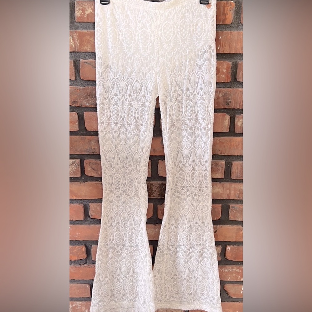 Kendall and Kylie lace flare Coachella pant.